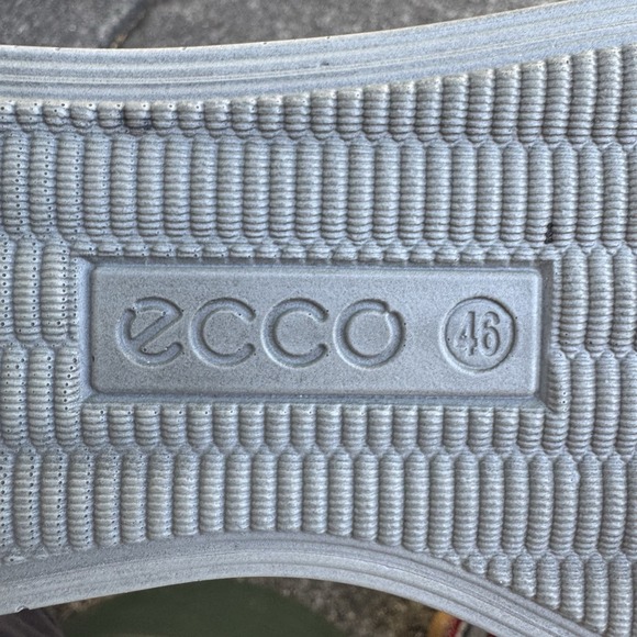 ECCO Collin 2.0 Sneaker Mens US Size 12 EU 46 Gray Leather Soft - Picture 14 of 14